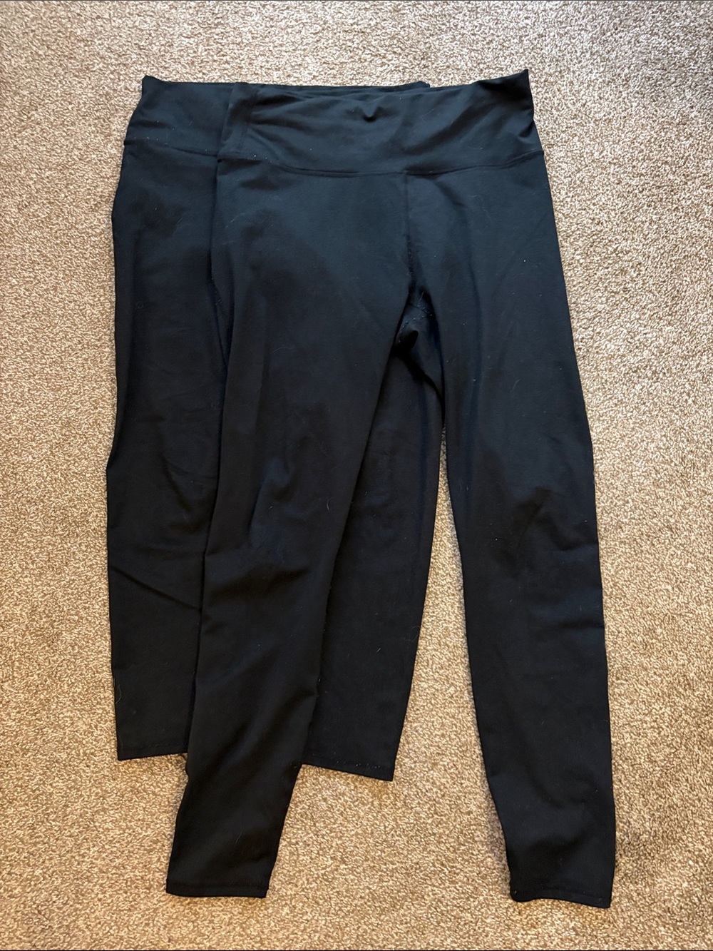 Fabletics Black High-Waist Performance Leggings - Lot of 2